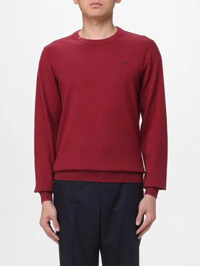 Sun 68 Sweater Sun68 Men Color Burgundy In Brown