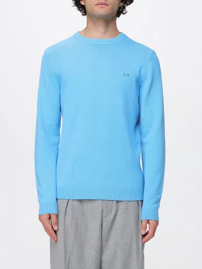 Sun 68 Sweater Sun68 Men Color Gnawed Blue