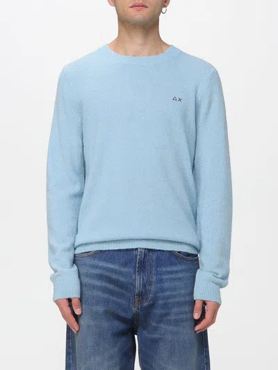 Sun 68 Sweater Sun68 Men Color Gnawed Blue