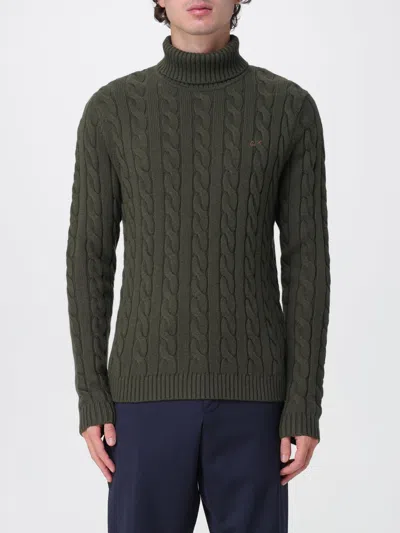 SUN 68 SWEATER SUN68 MEN COLOR MILITARY,H43172055