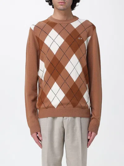 Sun 68 Sweater Sun68 Men Color Sand In Brown