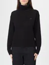 Sun 68 Roll-neck Long-sleeve Sweater In Black