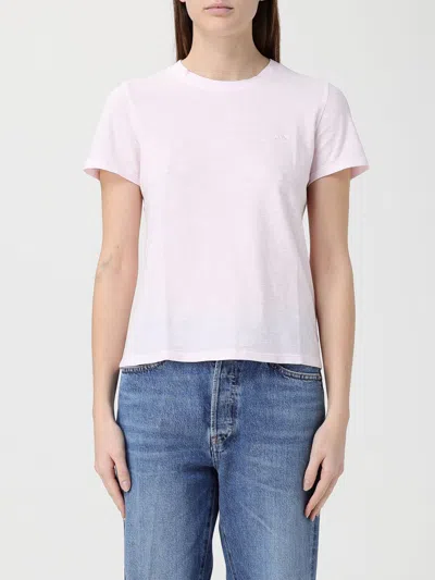 Sun 68 Sweater Sun68 Woman Color Blush Pink In White