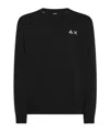 Sun 68 Sweatshirt Basic Fleece Black In Black