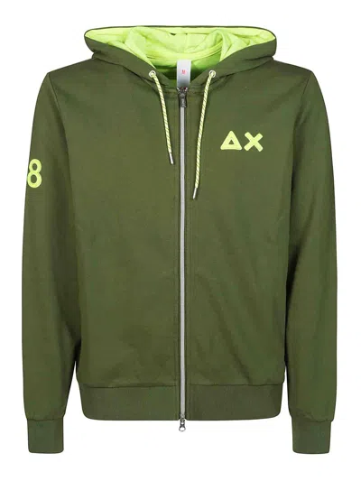 Sun 68 Sweatshirt In Dark Green