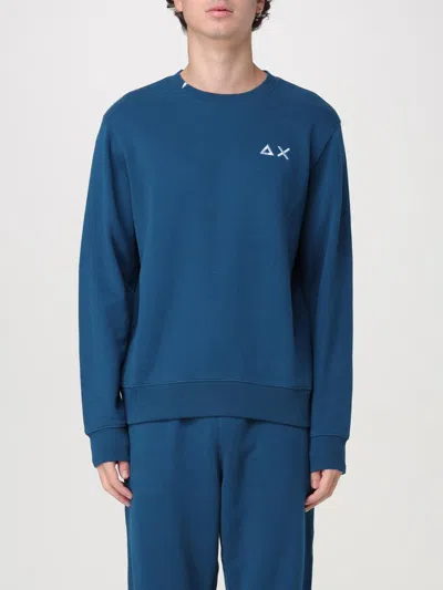 Sun 68 Sweatshirt  Men Color Navy In Navy