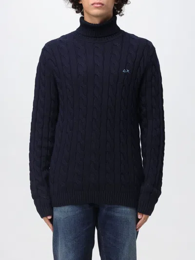 Sun 68 Sweatshirt Sun68 Men Color Blue In Black