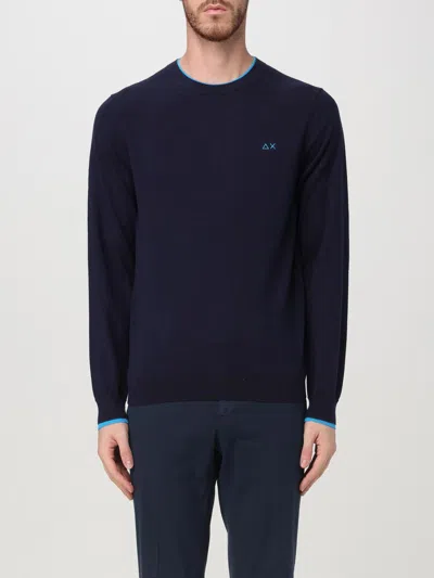 Sun 68 Sweatshirt  Men Color Blue In 蓝色