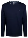Sun 68 T-shirt Basic L/s In Blue