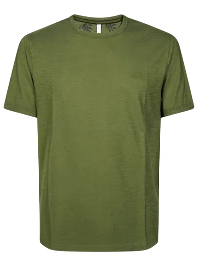 Sun 68 T Shirt Con Fondo Stondato