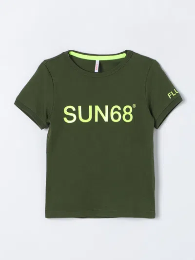 Sun 68 T-shirt  Kids Colour Green