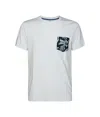 Sun 68 T Shirt Con Taschino A Contrasto In White