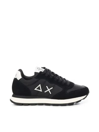 Sun 68 Tom Solid Sneakers In Black