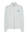 Sun 68 Track Zip Basic Fleece In White