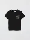 Sun 68 Kids' Tシャツ Sun68 ボーイ カラー ブラック In Black