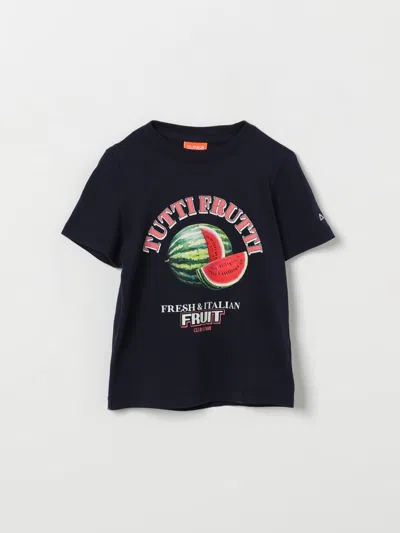 Sun 68 T-shirt Sun68 Kids Color Blue In Black