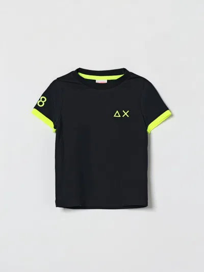 Sun 68 Kids' Tシャツ Sun68 ボーイ カラー ブルー In Blue
