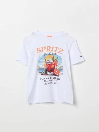 Sun 68 T-shirt Sun68 Kids Color White