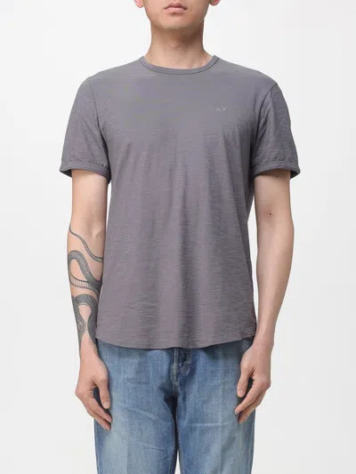 Sun 68 T-shirt Sun68 Men Color Ink In Gray