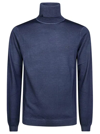 Sun 68 Turtle Vintage Plain In Blue