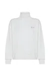 Sun 68 Women's Dolcevita Sweatshirt Sun68 F44203 White In White