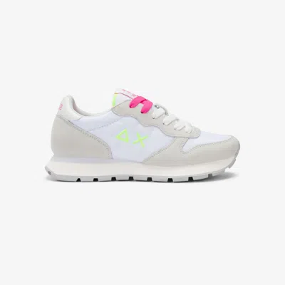 Sun 68 Women's Shoe White-fuchsia