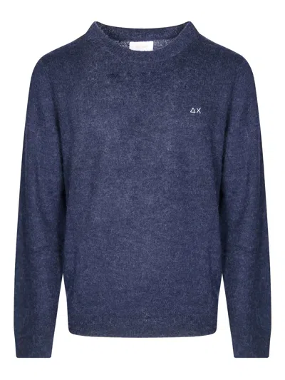 Sun 68 Wool-blend Knitwear In Blue