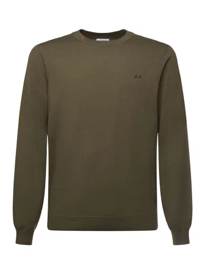 Sun 68 Wool Blend Sweater In Green
