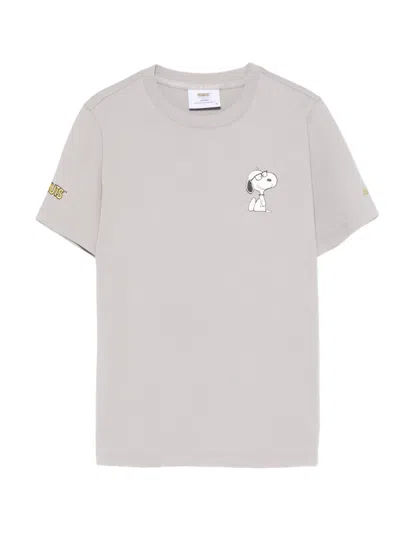 Sun 68 Kids' X Peanuts Cotton T-shirt In Gray