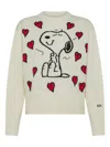 Sun 68 X Peanuts Sweater In White