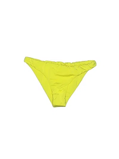 Pre-owned Sun Becomes Her Swimsuit Bottoms In Yellow