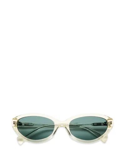 Sun Buddies Kerry Oval-frame Sunglasses In Neutral