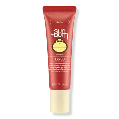 Sun Bum Moisturizing Lip Balm Spf 30 - Bonfire In Red