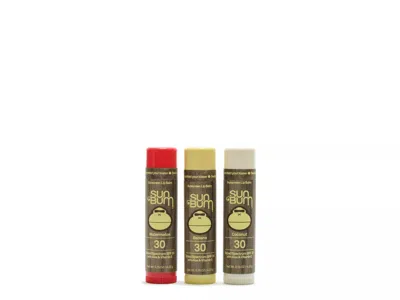 Sun Bum Original Spf 30 Sunscreen Lip Balm 3 Pack In Multi