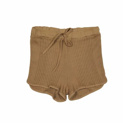 Sun Child Kid's Rio Safari Shorts In Safari/sand In Brown