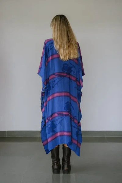 Sun Child Long Caftan Lyman In Multi