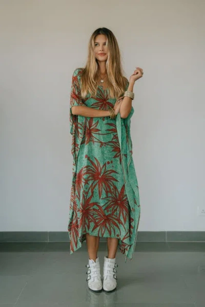 Sun Child Long Caftan Uni In Multi
