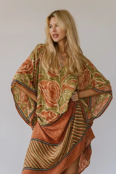 Sun Child Long Caftan Vans In Brown