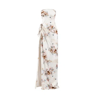 Sun Culture Women's Sun Wrap Scarf Set In White