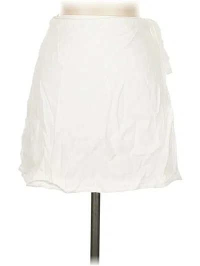Pre-owned Sun-deh Casual Skirt In White