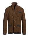 Sun House Man Blazer Grey Size 42 Acrylic, Mohair Wool, Polyamide In Brown