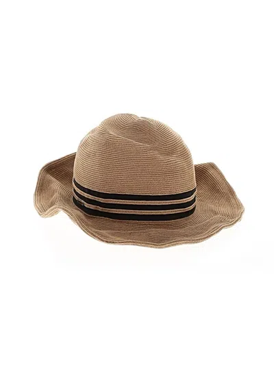 Pre-owned Sun N Sand Sun Hat In Brown