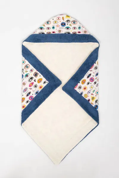 Sun Of A Beach Boy's Baby Towel In Starry Eyes/ Blue