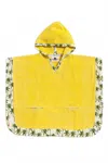 Sun Of A Beach Kid's Poncho Towel In Havana Yellow