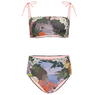 Sun Of A Beach Surf N' Turf High Rise Bikini Bottom