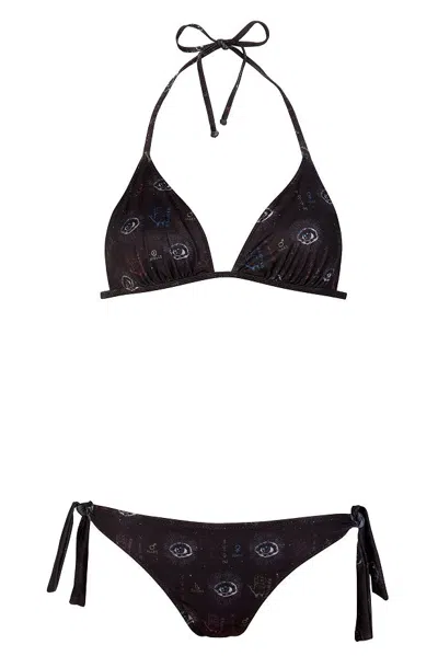 Sun Of A Beach The Cosmos Eye Tie Side Bikini Bottom
