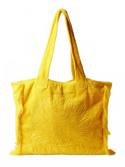 Sun Of A Beach Women's Terry Tote Beach Bag In Super Yellow