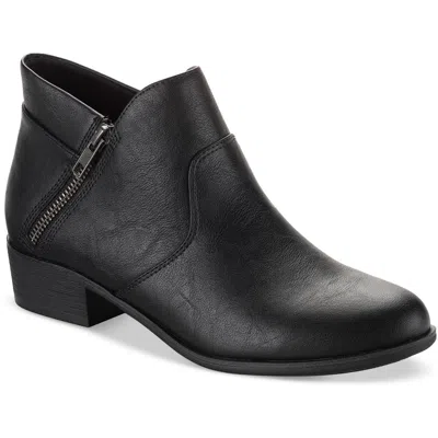 Sun + Stone Adelinee Womens Padded Insole Almond Toe Ankle Boots In Multi