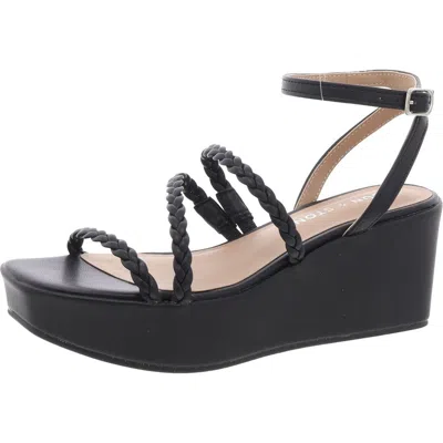 Sun + Stone Alyssaa Womens Braided Manmade Strappy Sandals In Multi
