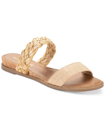 Sun + Stone Women's Easten Double Band Slide Flat Sandals, Created For Macy's In Multi